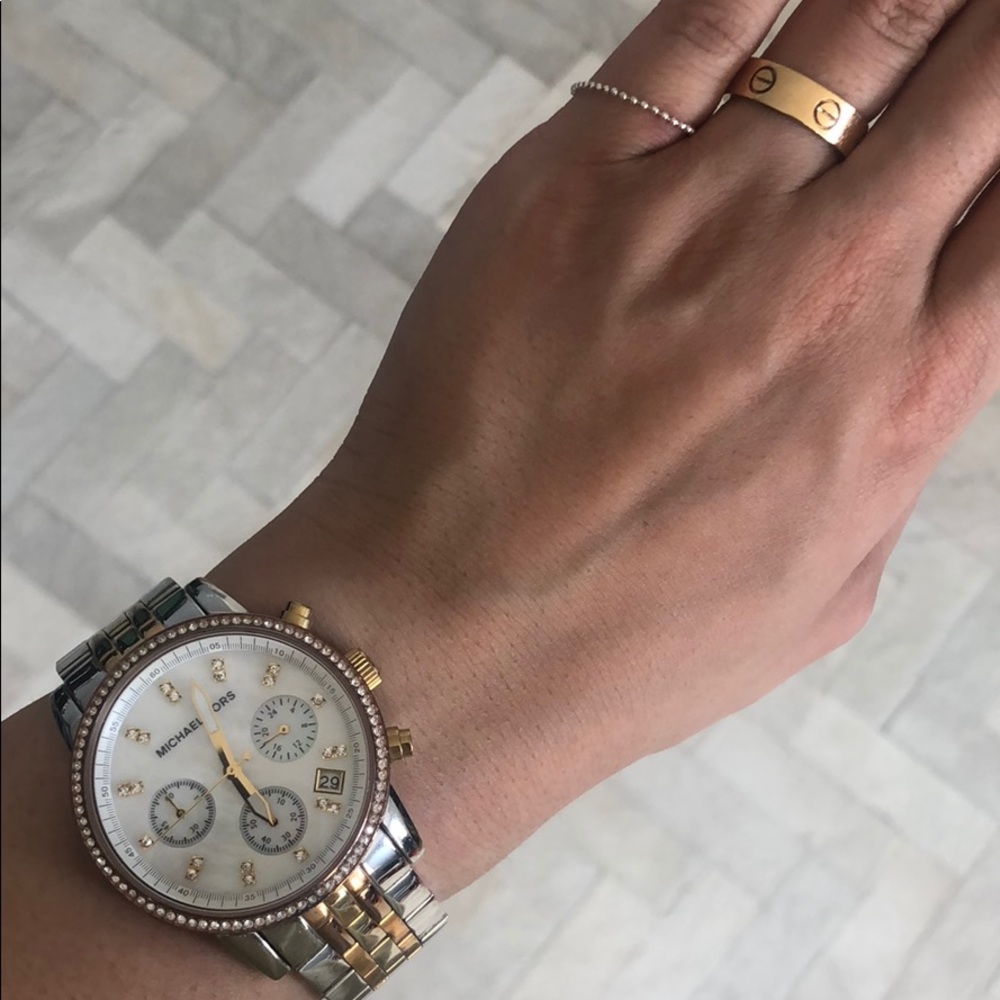 ‼️24 hr sale!! Michael kors tricolor watch